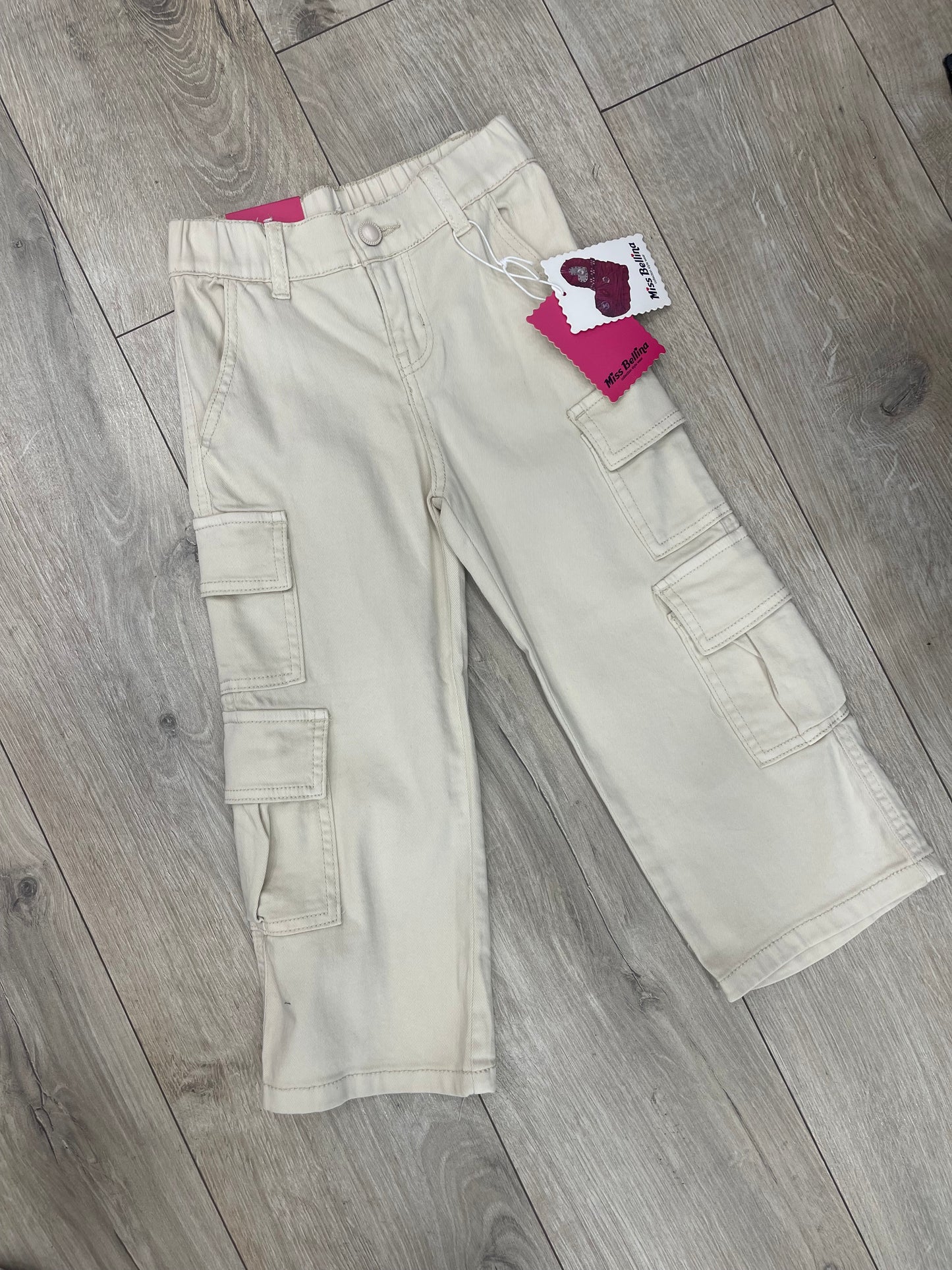 Jeans Cargo beige