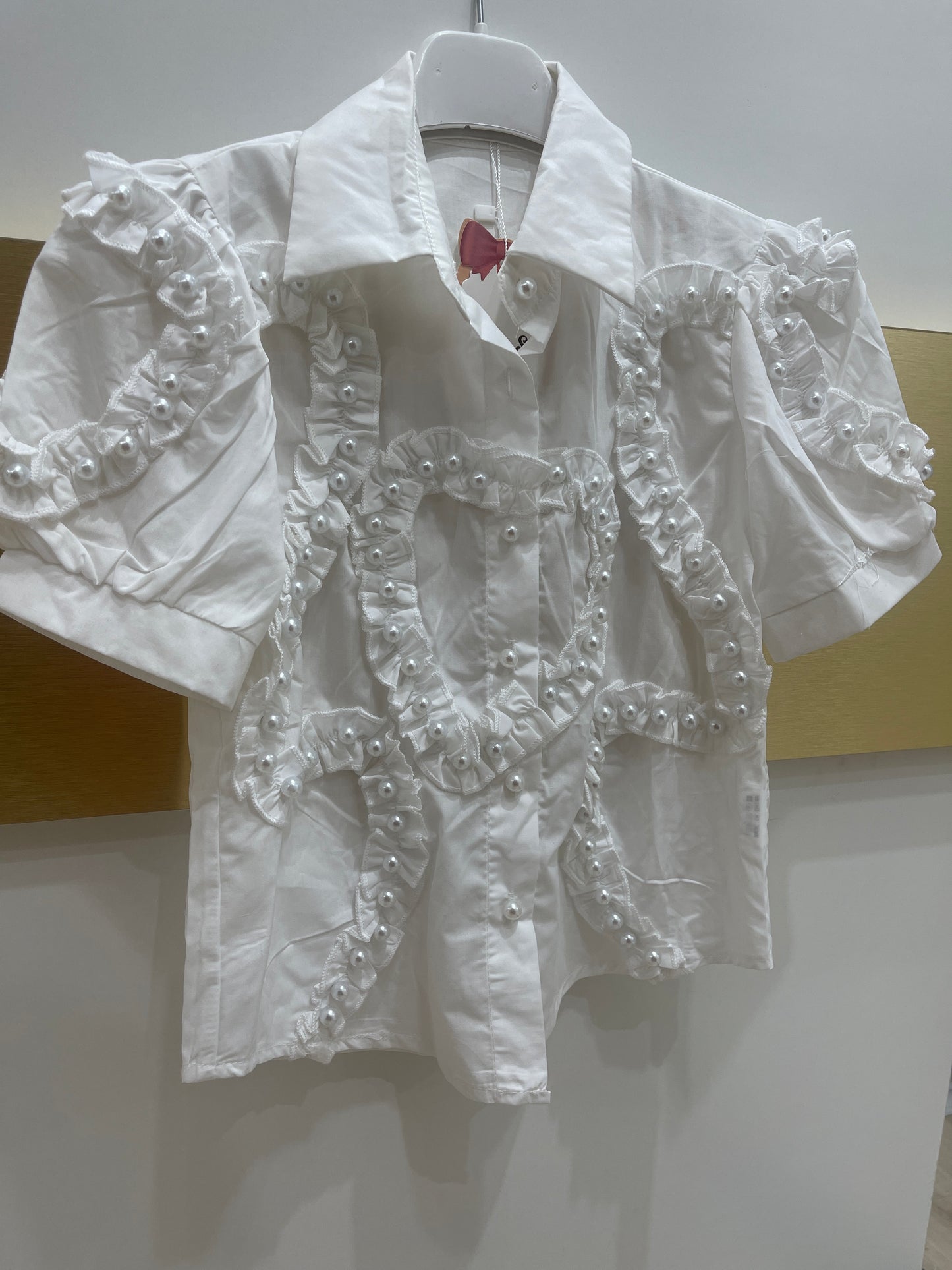 Camicia con perline