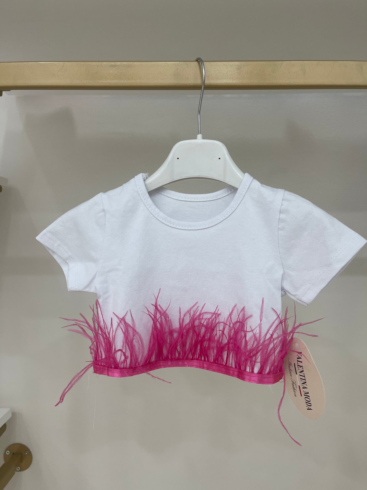 T-shirt piume