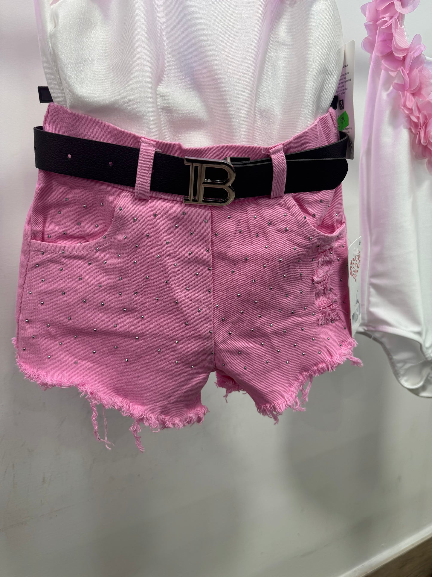 Shorts brillantini fucsia