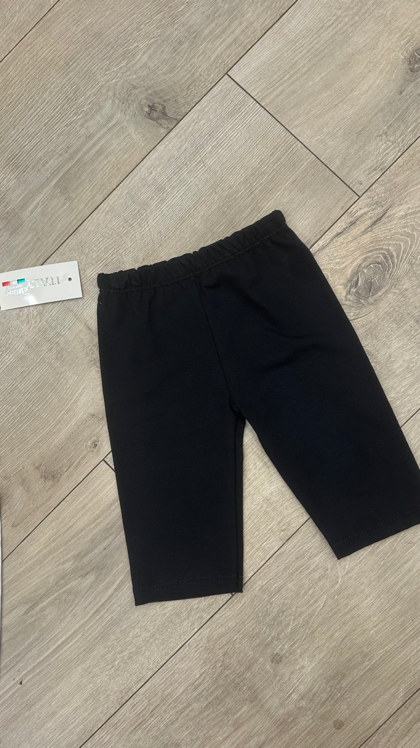 Leggins corto in cotone alasticizzato