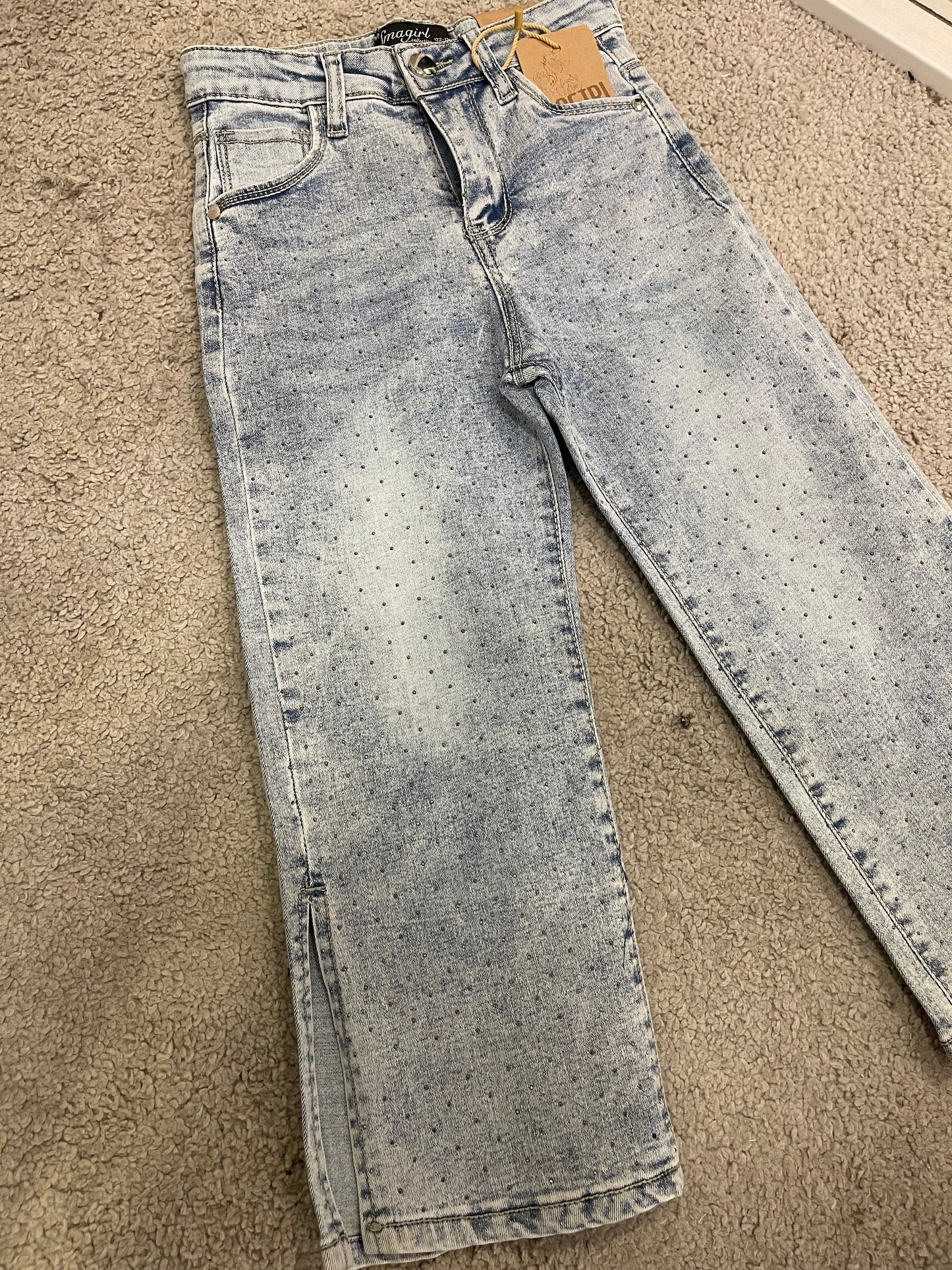 Jeans shine elasticizzato