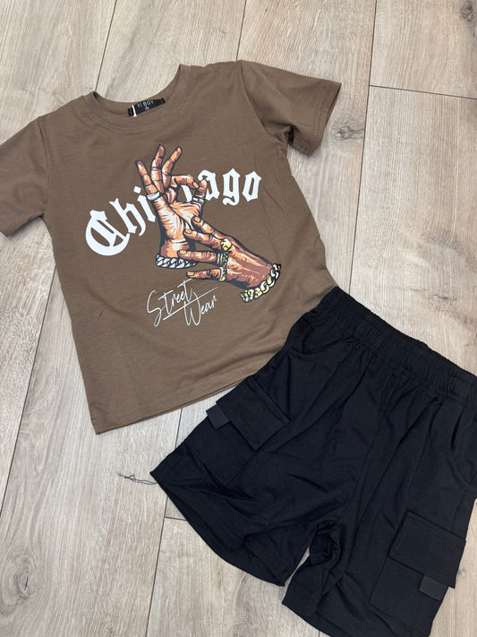 Coordinato Boy Brown