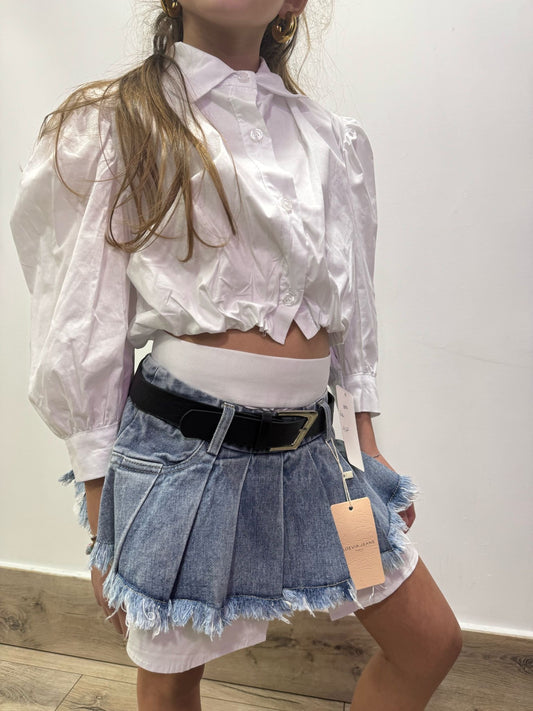 Gonnellina jeans