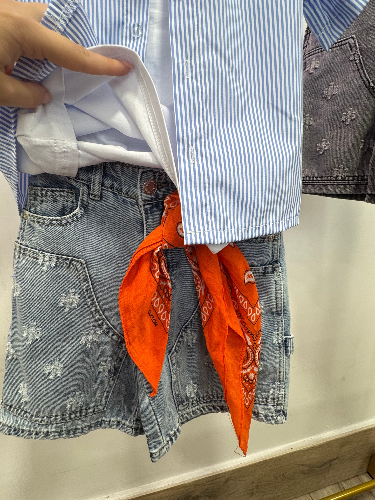 Bermuda jeans buggy