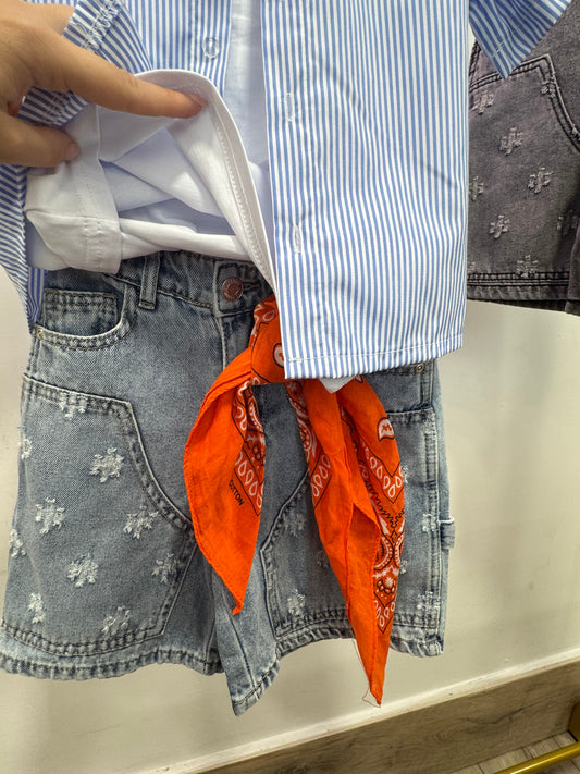 Bermuda jeans buggy