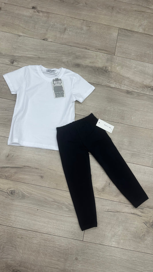 Leggins in cotone leggero elasticizzato