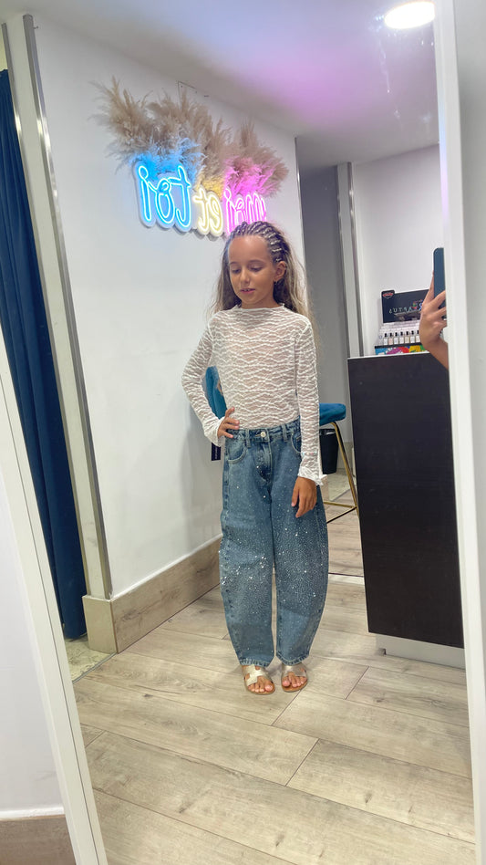 Jeans buggy Swarovsk
