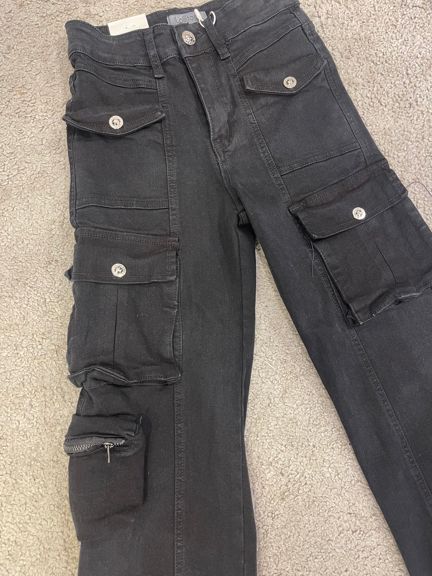 Jeans cargo elasticizzato