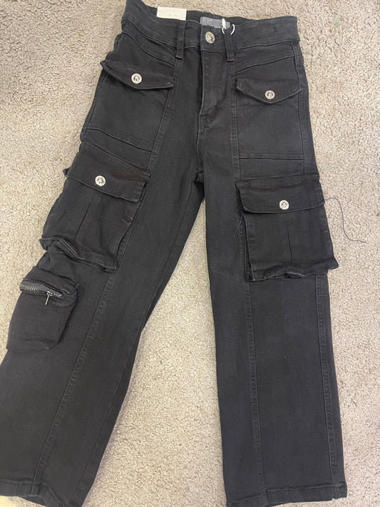 Jeans cargo elasticizzato